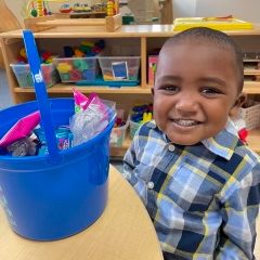 Our infant rooms create a home-like environment for children beginning at six weeks of age and are not yet crawling or walking. Our loving staff provides a quality program that is nurturing and consistent and helps infants develop a sense of trust while providing for their basic needs in a safe, secure and trusting environment.
